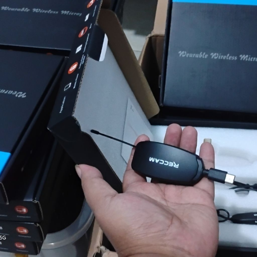 Mic Wireless Untuk Konten Kreator, type C, isi 1 mic