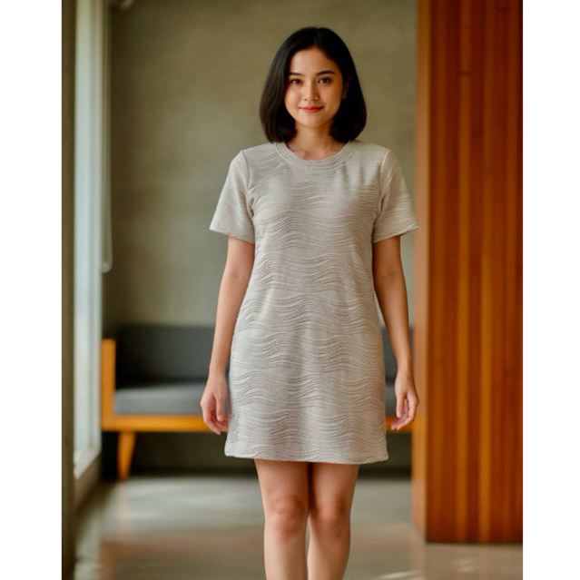 dress korea wanita mini dress koreanstyle dress casual