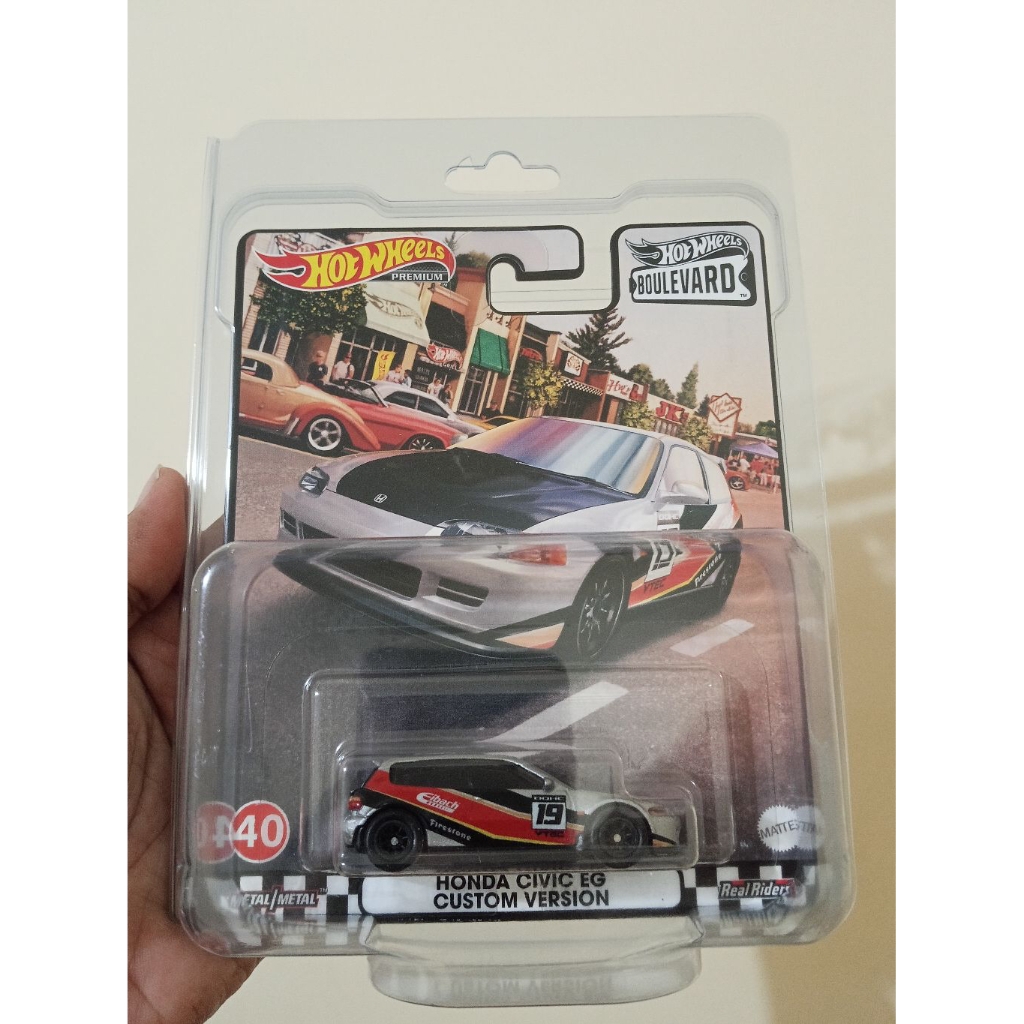 Hot wheels Hotwheels premium Honda civic EG Custom version Stiker Card Jepang Estilo estillo Bouleva