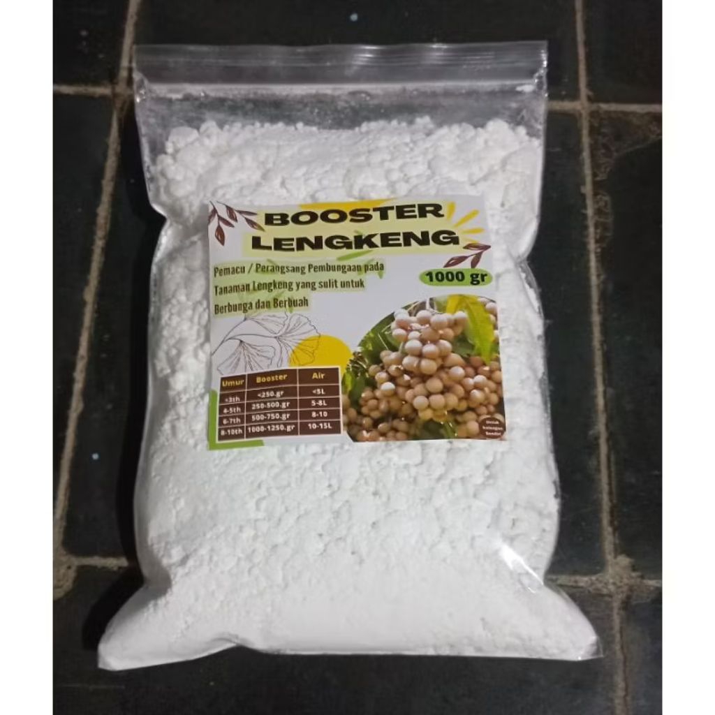 Pupuk Booster Buah | Boster pembuah kelengkeng | KCLO3 Murni bukan sodium | pelebat buah pada segala