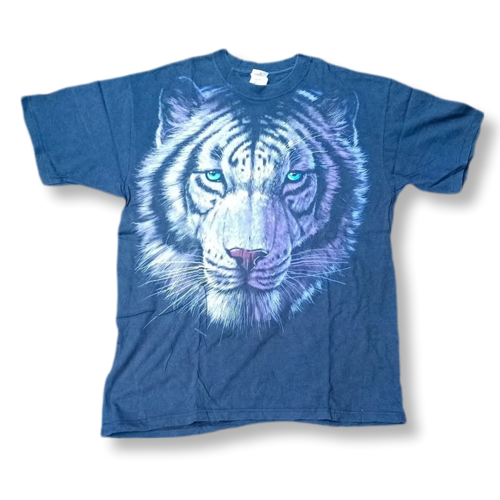 VINTAGE LIQUID BLUE FULL PRINT T-SHIRT | KAOS | KDU