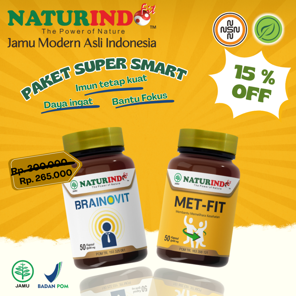 PROMO BUNDLING Obat Herbal Alami bantu fokus, daya ingat dan imun kuat