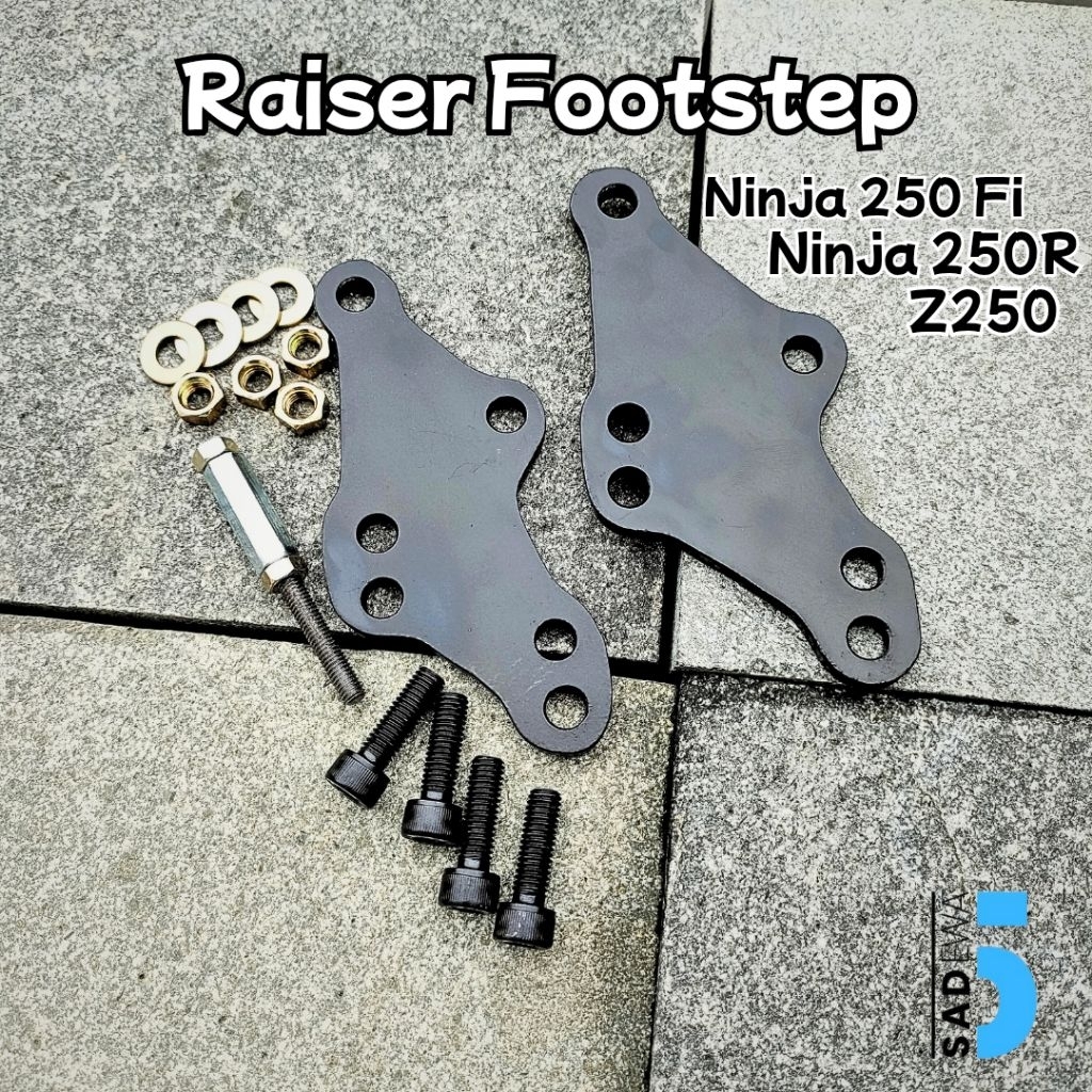 Raiser Peninggi Footstep Ninja 250 Fi Non ABS Ninja 250 R Z250 Raiser Pemundur Footstep Ninja