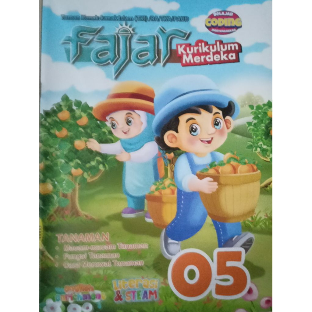 Buku Majalah Fajar Untuk Anak PAUD Tema 5