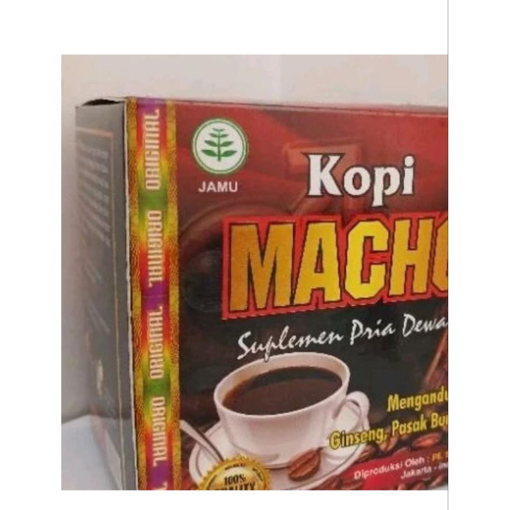 KOPI MACHO ASLI ORIGINAL SUPLEMEN PRIA DEWASA