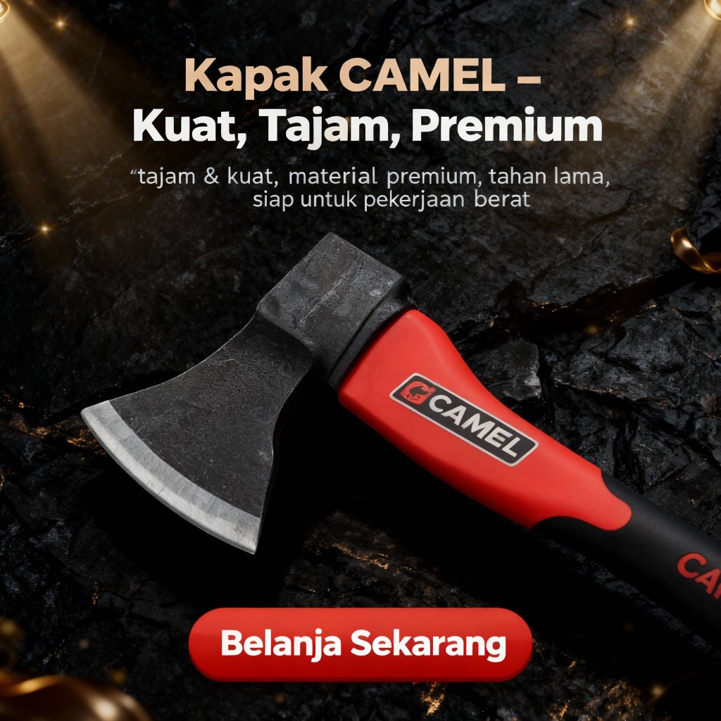 Kapak Fiber CAMEL – Kapak Serbaguna untuk Kayu & Pekerjaan Bangunan