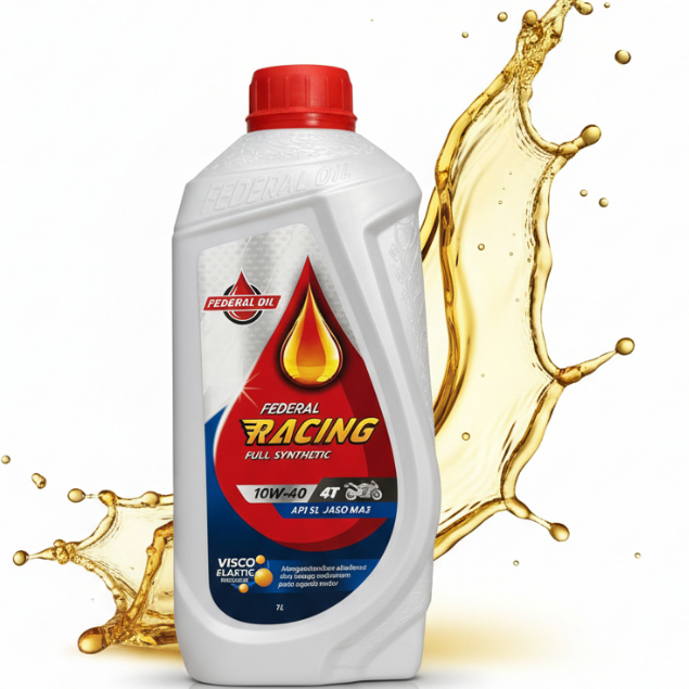Oli Pelumas Mesin Federal Racing 1L Oli Federal Racing 10W 40 1 Liter