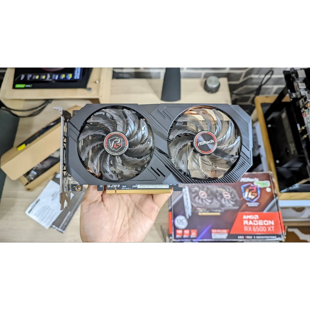 ASRock RX 6500 XT Phantom Gaming D OC Expired Agustus 2027 Almost Brand New Open Box