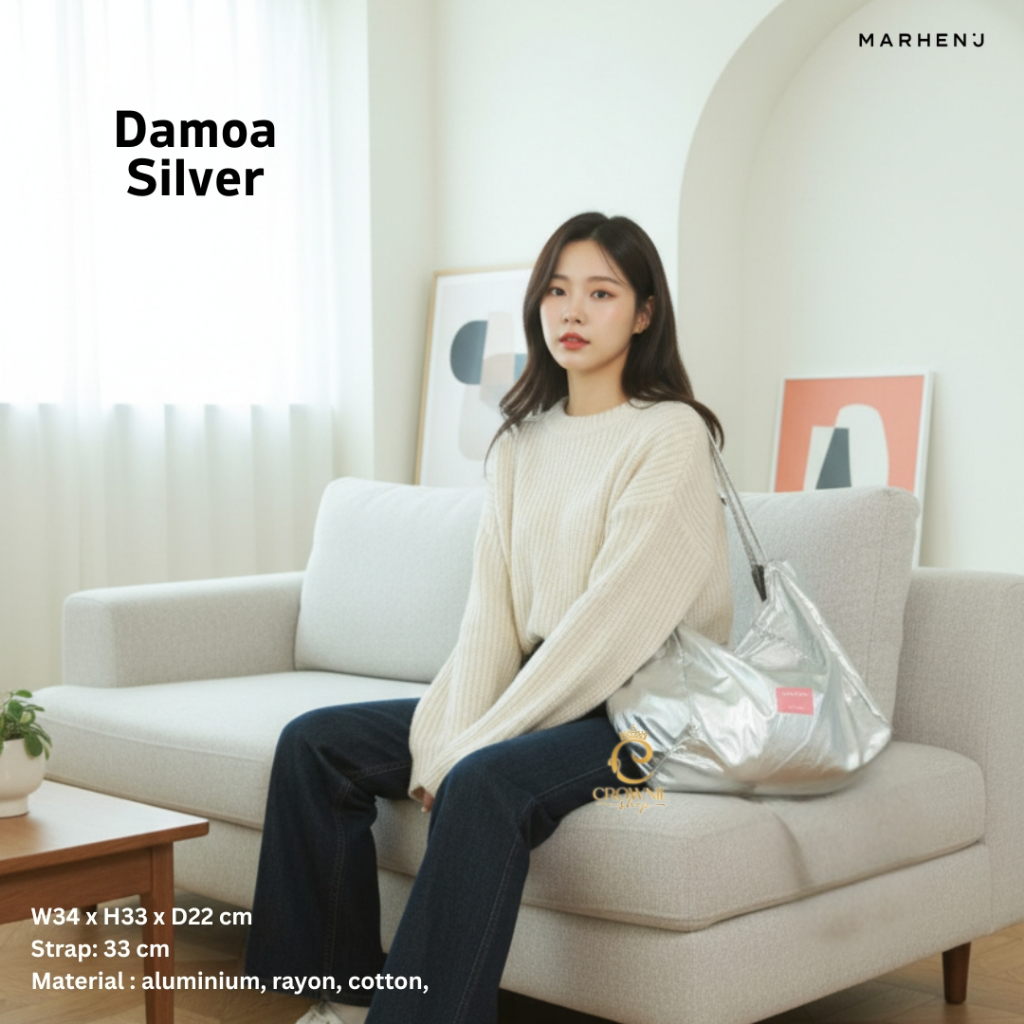 Tas wanita korea tote besar DAMOA Reversable Bag