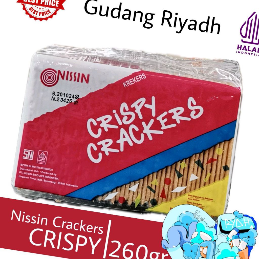 Biskuit Nissin Crispy Crackers Pack