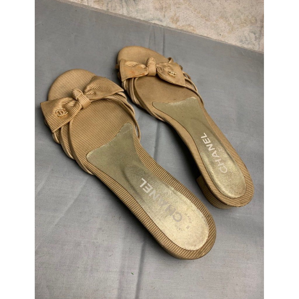 CHANEL sandal ori insole 23-23,5cm