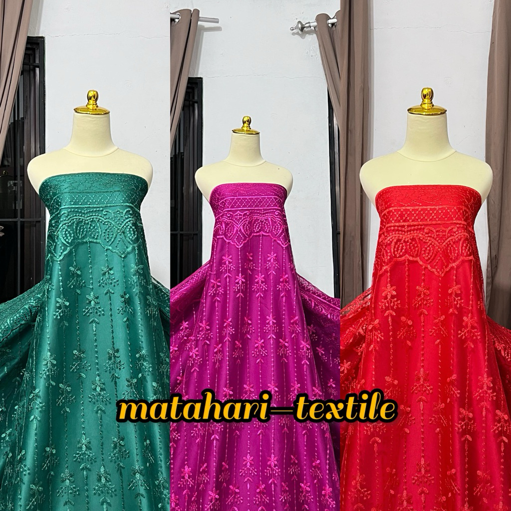 Tebaru Kain tile Sapto / tile Sapto etnik / bahan brokat terbaru