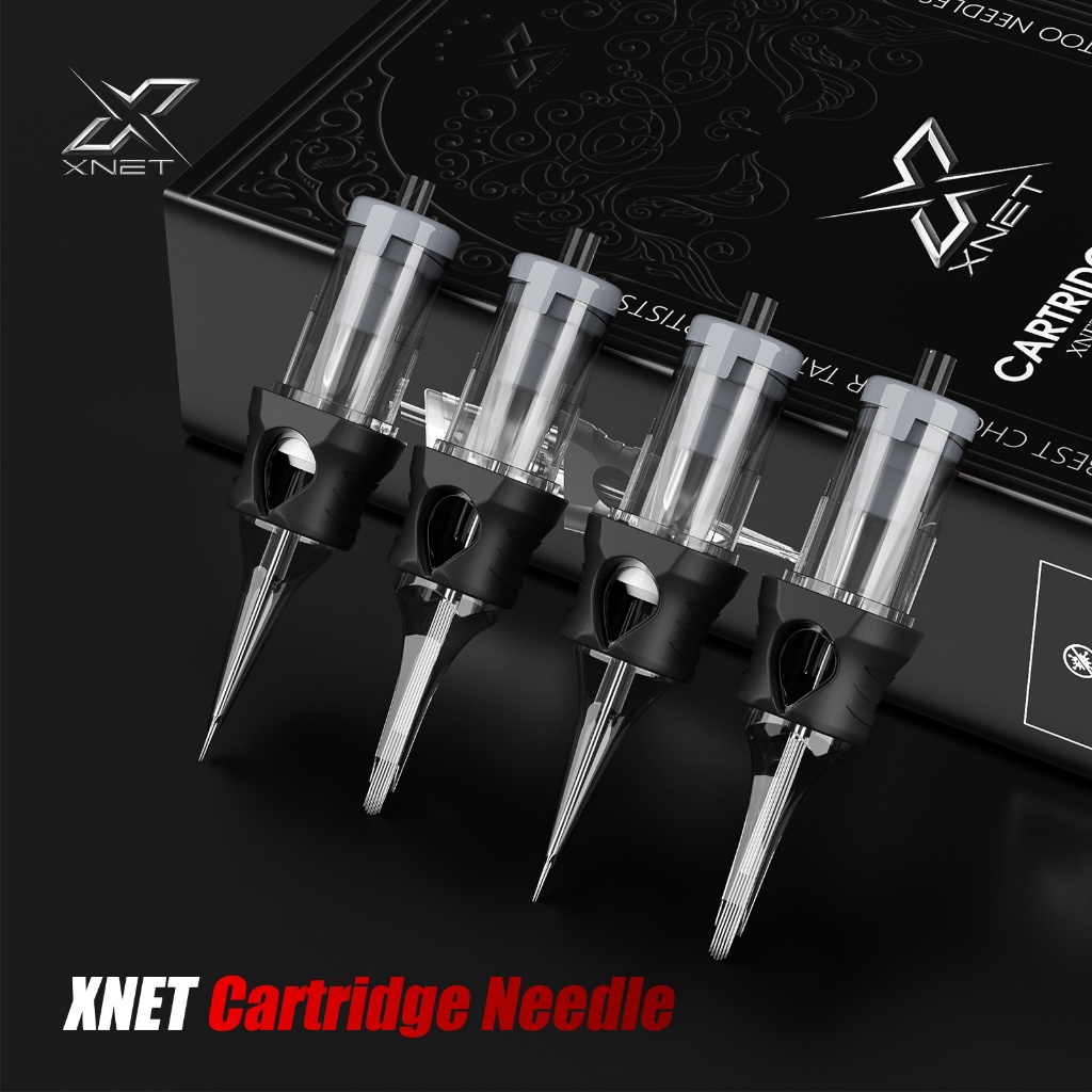 XNET Aurora 20pcs RL/RM/RS Jarum Tato Cartridge Mesin Tatto Jarum Tato Jarum Tato Full Set