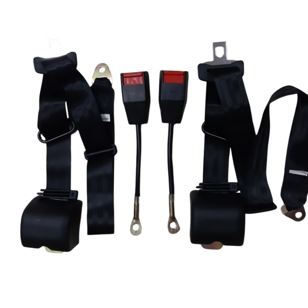 Tali Sabuk Pengaman Otomatis Mobil All New Avanza Hitam Abu Cream