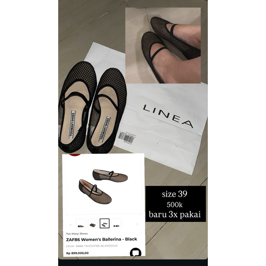 preloved too many shoes (LINEA)