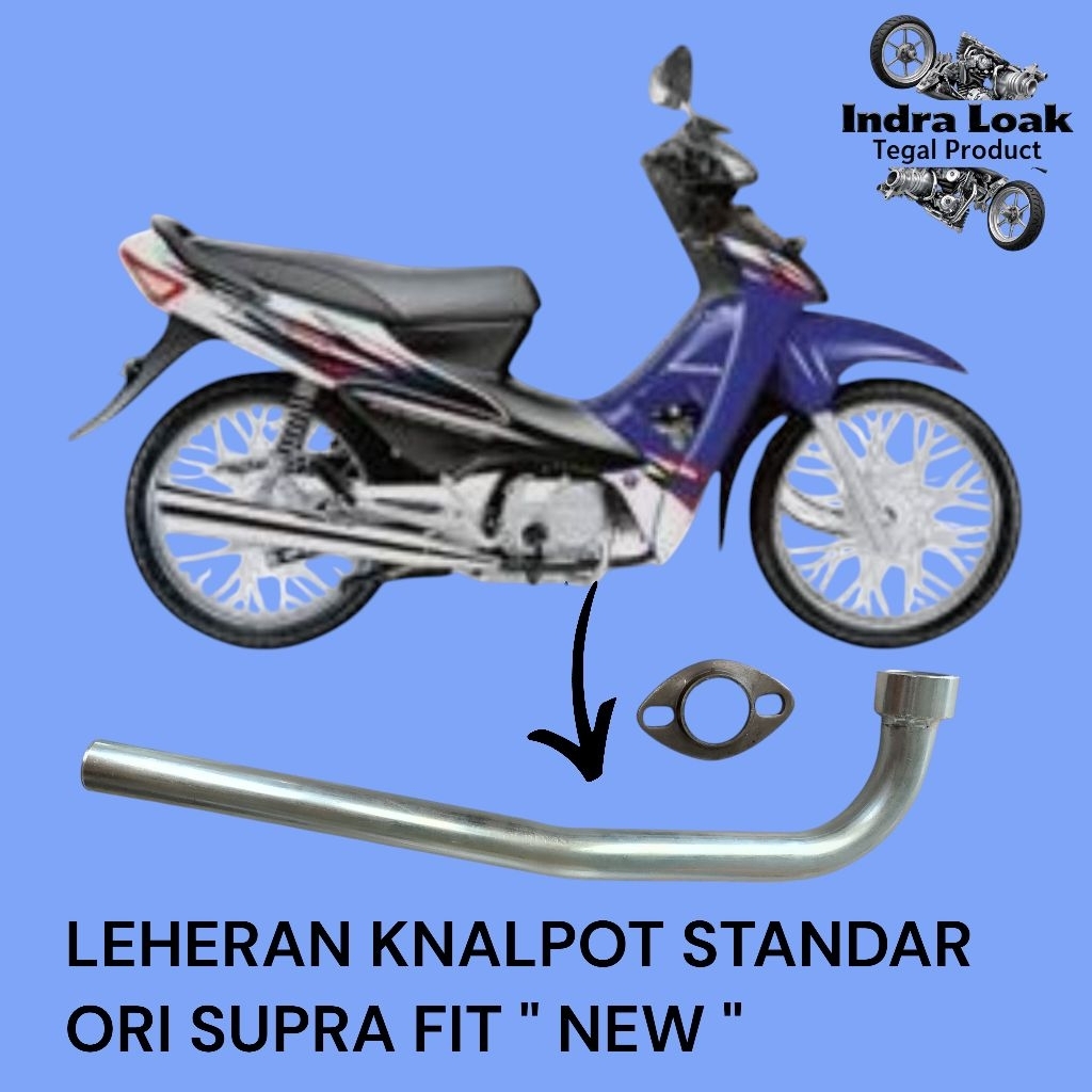 Leheran Knalpot Standar Ori Honda Supra Fit New.