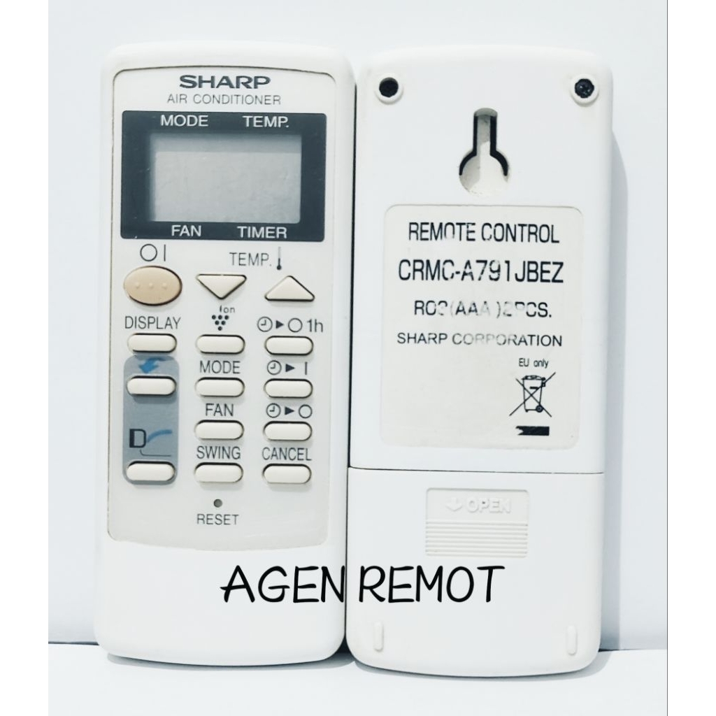 REMOT REMOTE AC SHARP CRMC-A791JBEZ SEKEN ORIGINAL