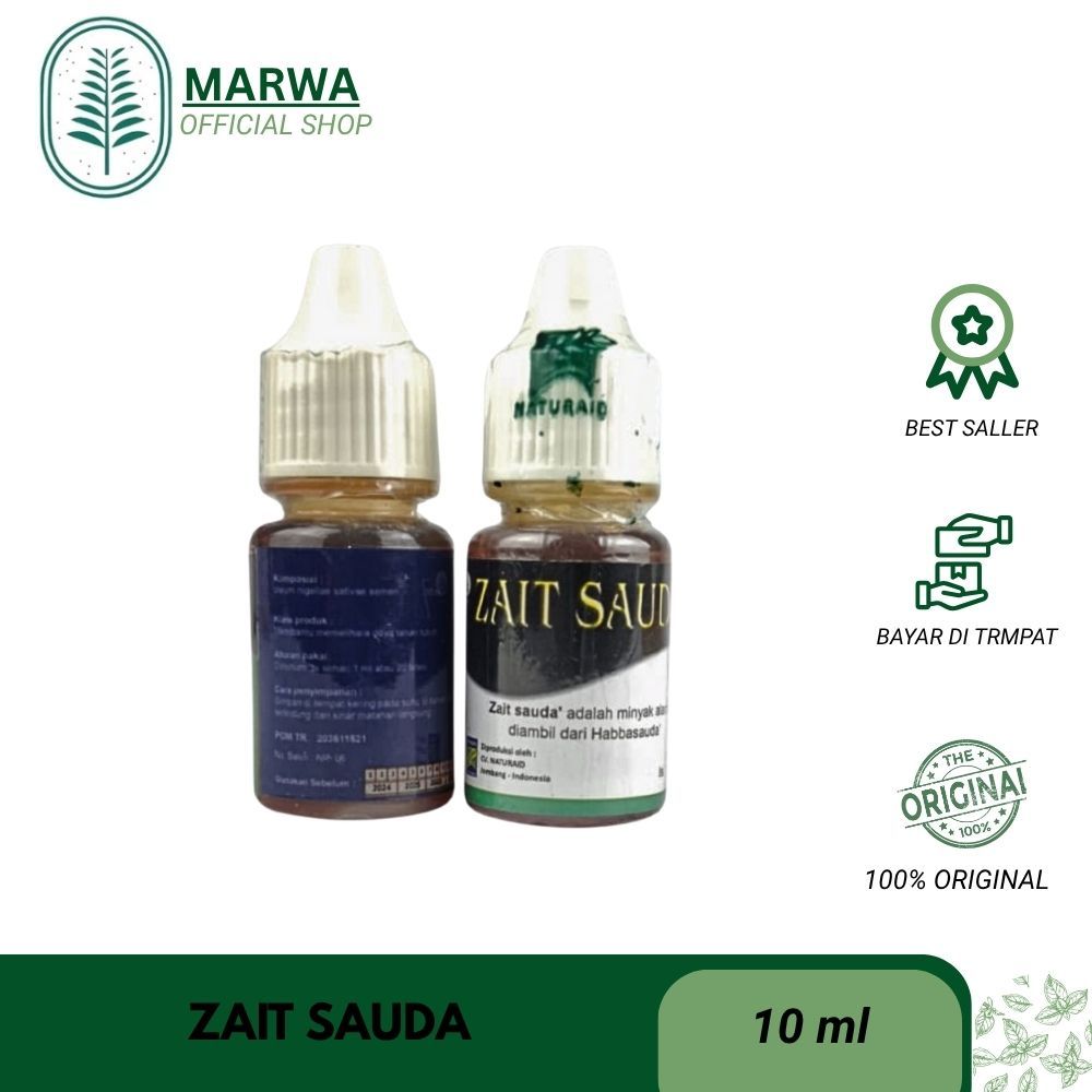 H Zait Sauda / Tetes Gurah - Naturaid I Zait Sauda Gurah Hidung dan Tenggorokan