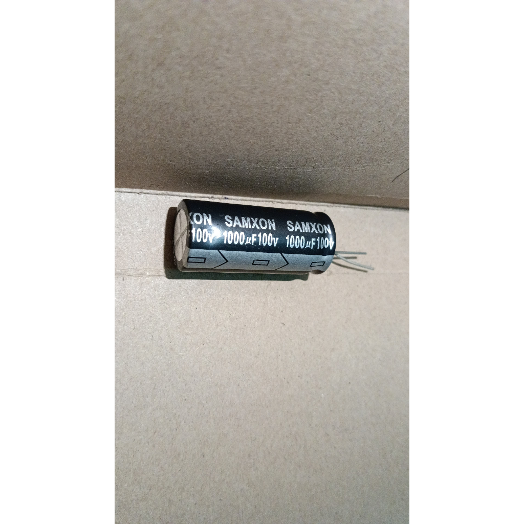 5994 kapasitor elco 1000uf 1000 uf 100v 100volt 100 volt samxon korea