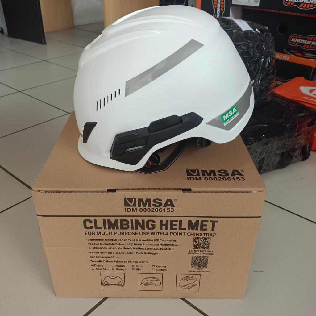 Helm Safety MSA Climbing H1 Trivent / Helm Safety Rescue Timsar