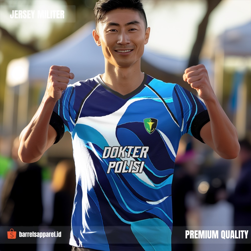Kaos Jersey Dokter Polisi 16 - Jersey Olahraga Custom Full Printing