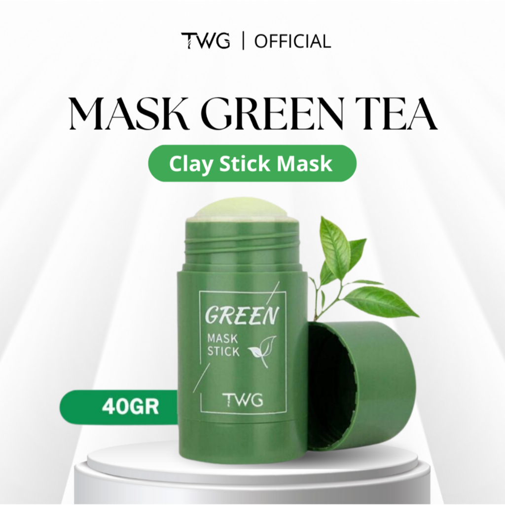 TWG - GREEN MASK STICK masker wajah penghilang komedo noda hitam 100% ORIGINAL BPOM