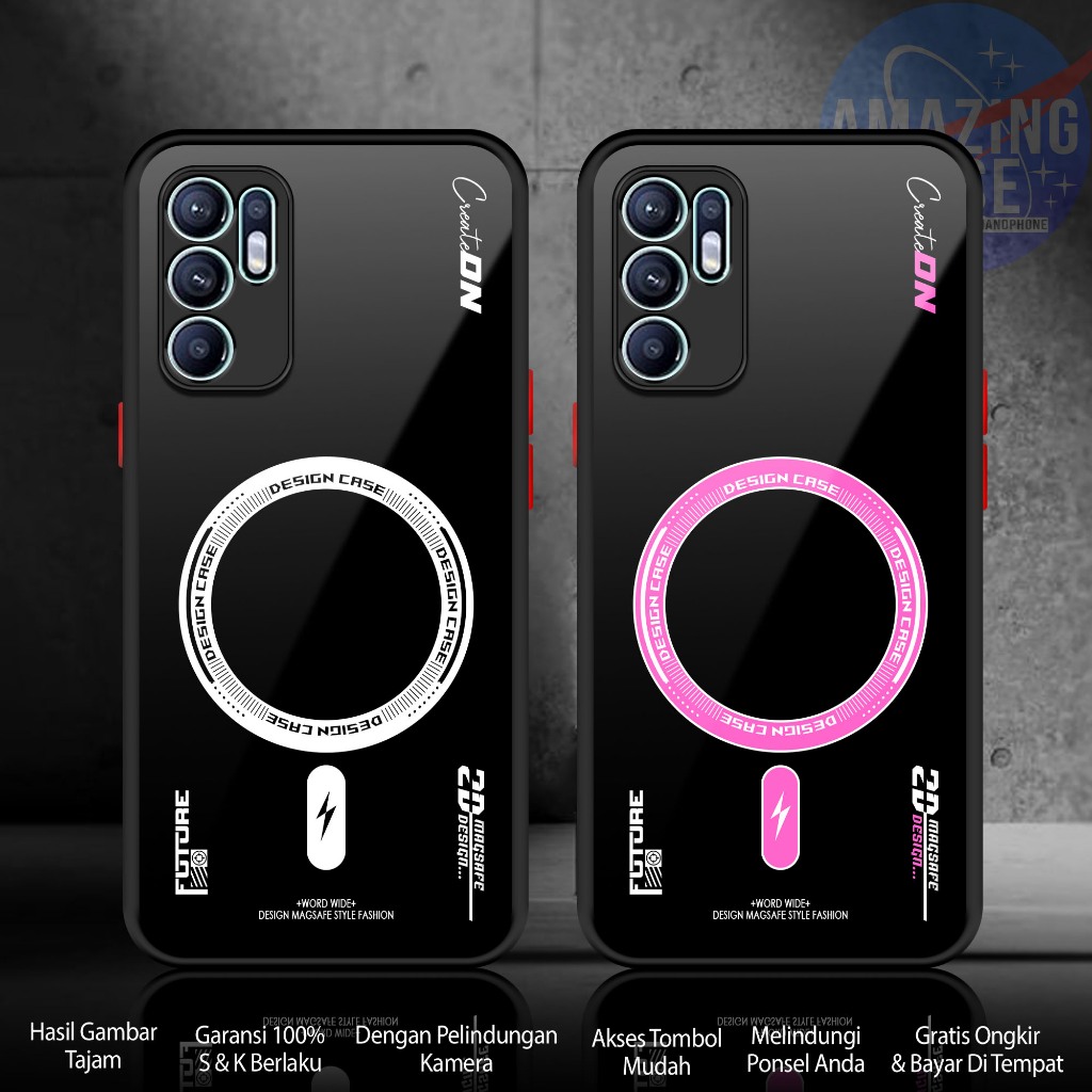 Softcase Glass kaca For OPPO RENO 6 4G CPH 2335 RING7 Casing Handphone Case Hp Procamera