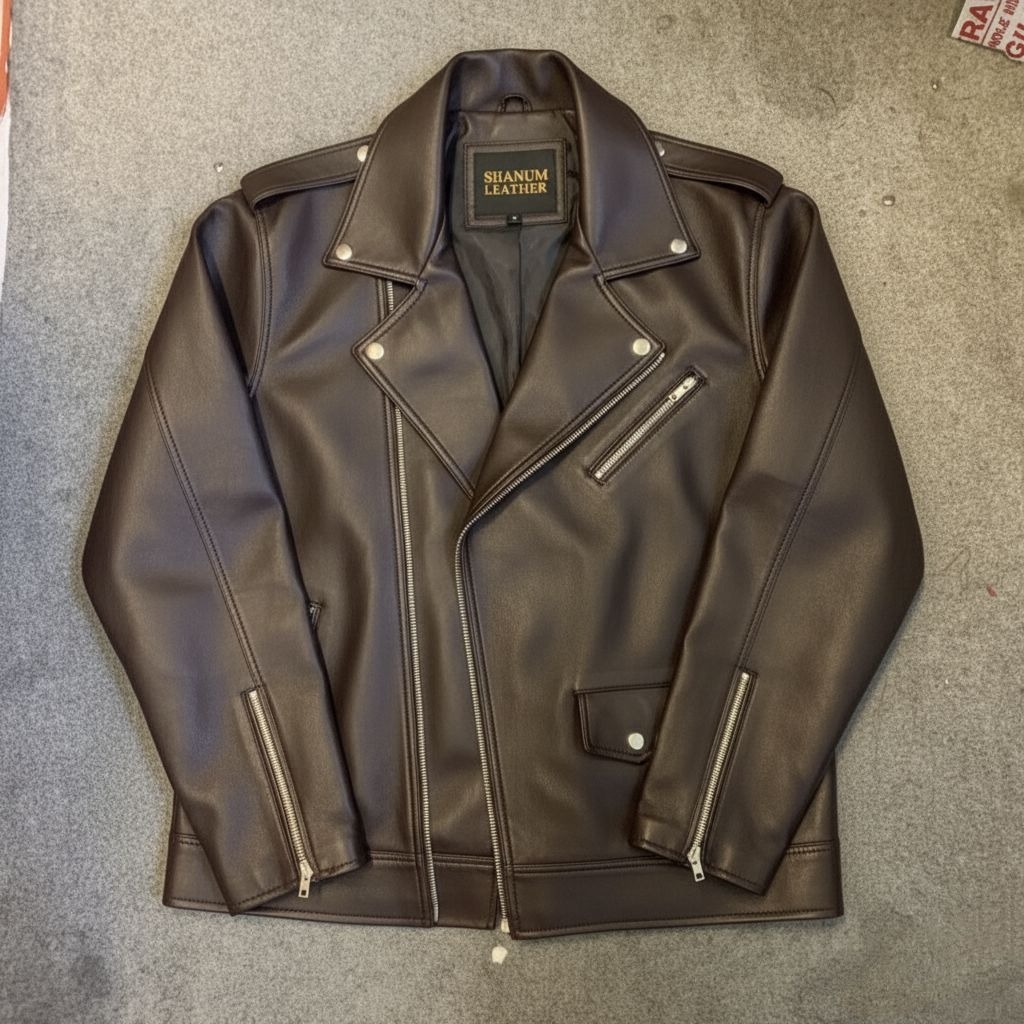 Jaket kulit pria jaket kulit asli jaket kulit model harley, ramones, jaket kulit rock n roll