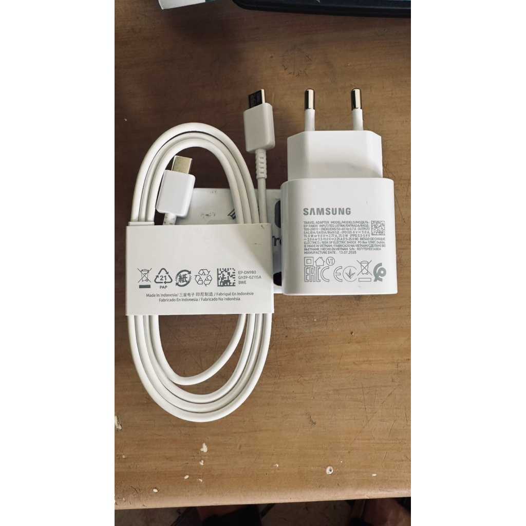 charger adaptor samsung 25watt original copotan asli 100%