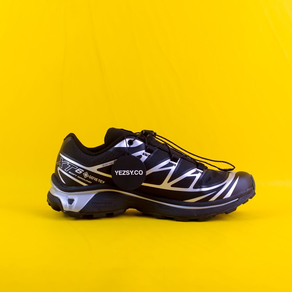 SNEAKERS SALOMON XT-6 BLACK SILVER AUTHENTIC ORIGINAL FREE KAOS KAKI