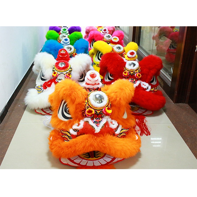 Barongsai Premium Singa Selatan Bulu Wol Asli Foshan