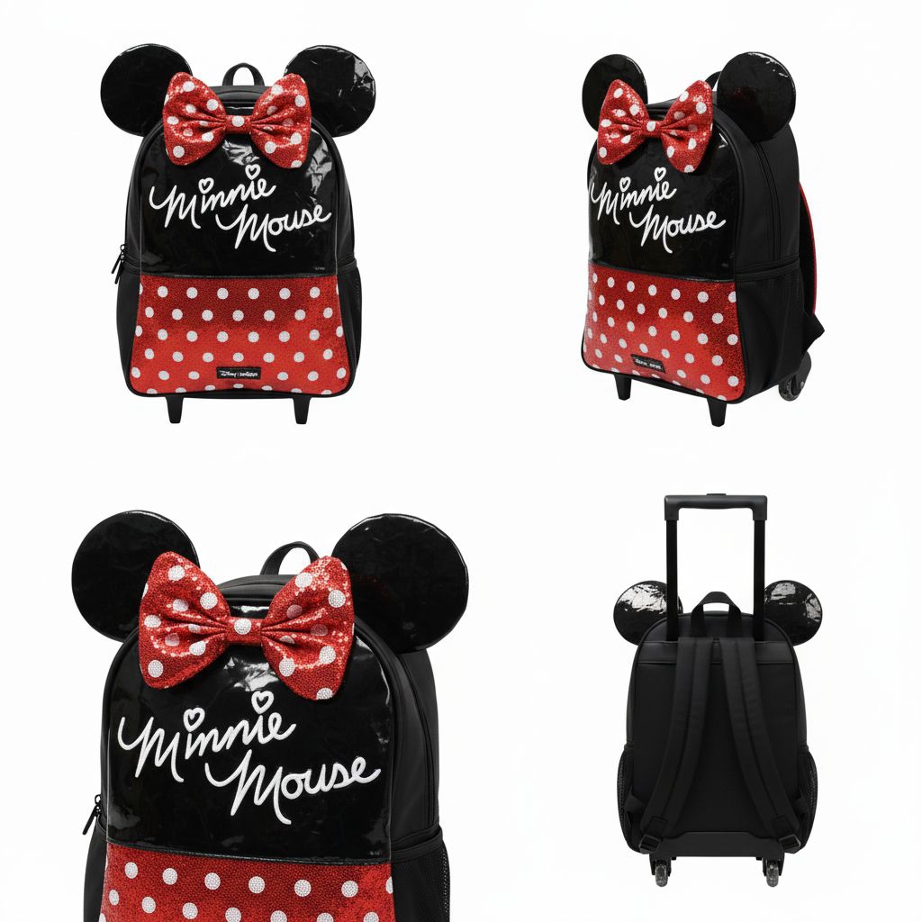 Smiggle trolley backpack mini mouse Original