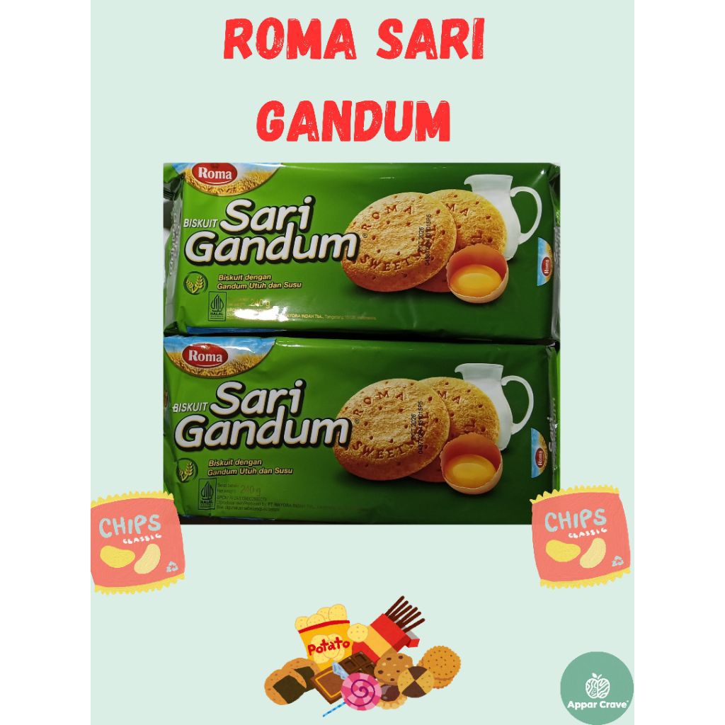 ROMA BISKUIT SARI GANDUM 240 GR
