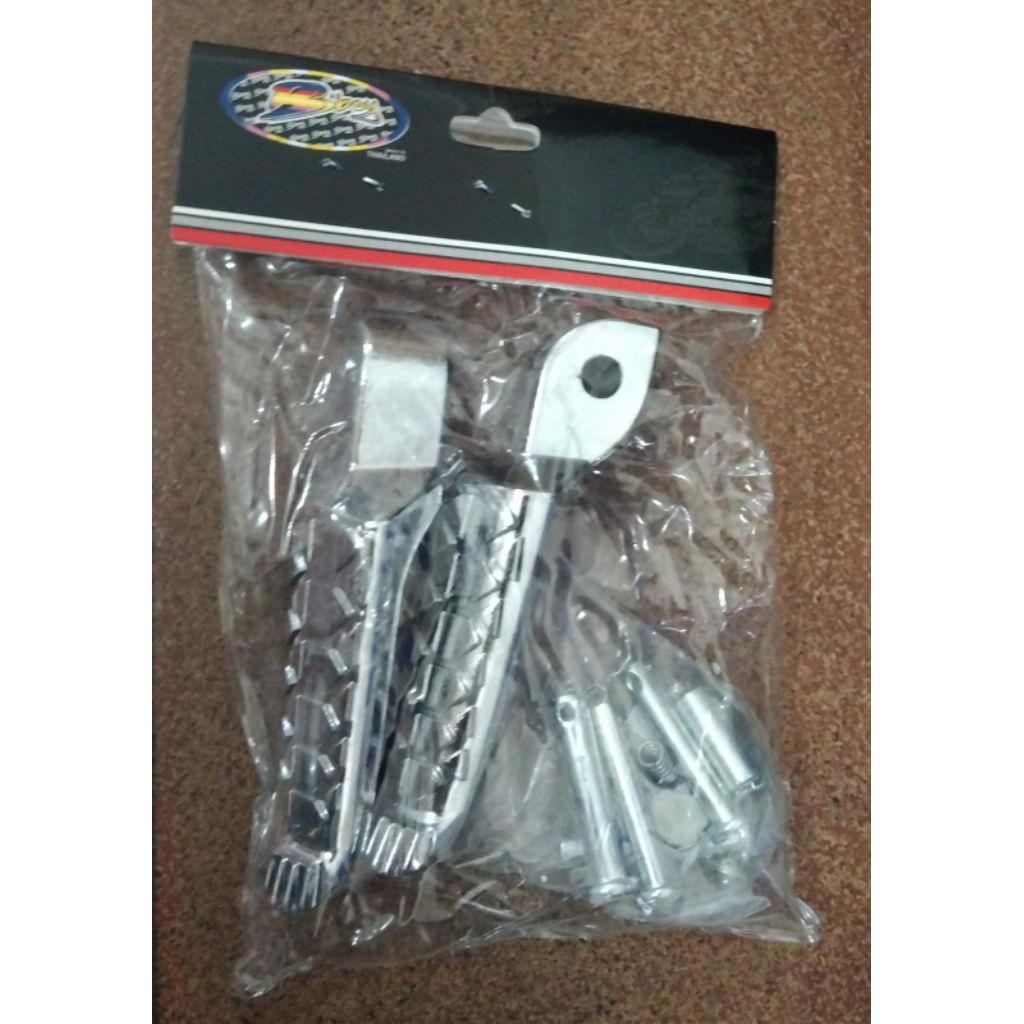 Footstep Fostep Pijakan Injekan Belakang Universal Chrome Variasi Aprilia Beat Fi Pop Street Esp Del