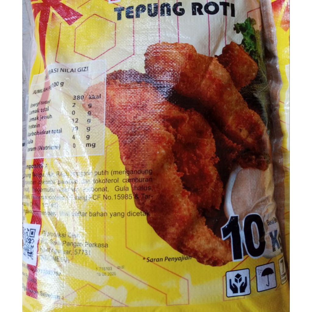 Tepung roti 1 karung (10 kg) tepung panir breadcrumb