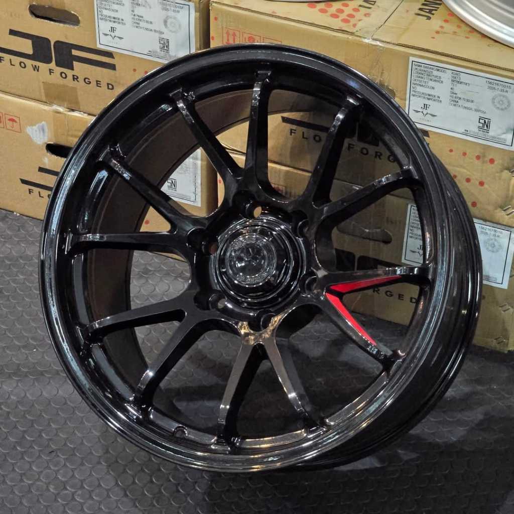 velg racing ring 18 JF LUXURY NF FLOW FORMING R18 LEBAR 9 velg mobil Hilux fortuner Pajero strada tr