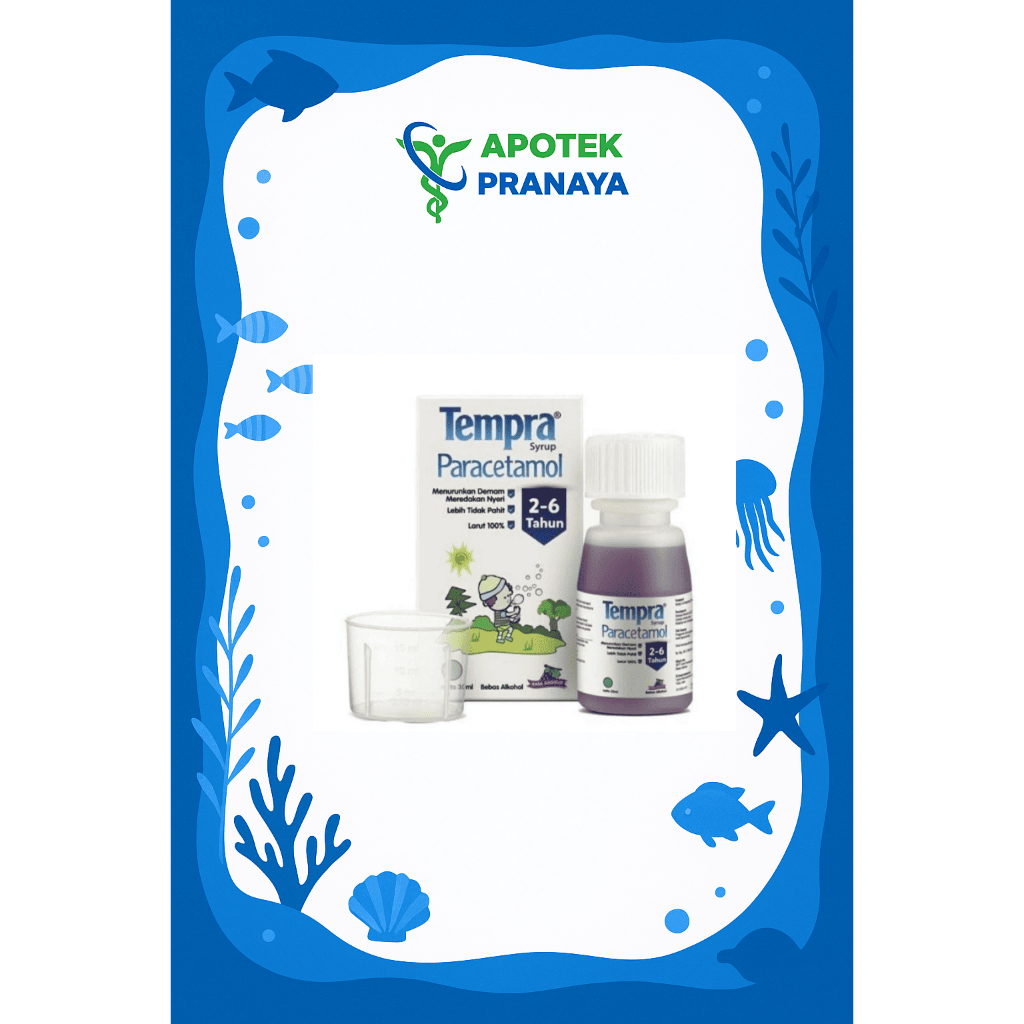 TEMPRA SIRUP 60ML - PARACETAMOL (ANGGUR)