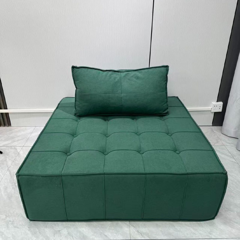 Sofa Modular Hijau Modern Nyaman Tahan Lama Sofa recliner untuk ruang tamu kompak dapat direbahkan a