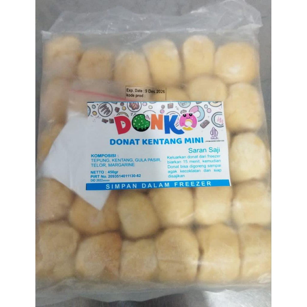 Donko Donat Kentang Mini Isi 30pcs