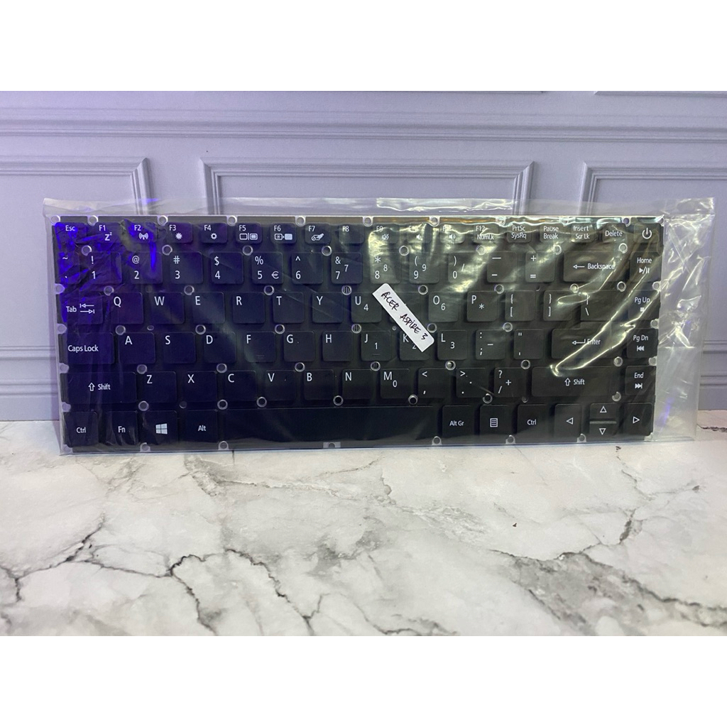 Keyboard Laptop Acer Aspire 3 Original Hitam
