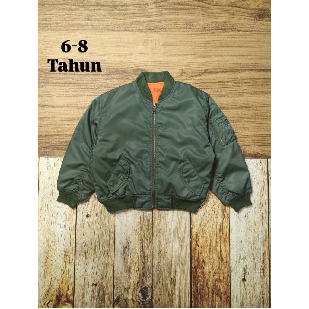 Jaket Bomber MA-1 Uniqlo Anak