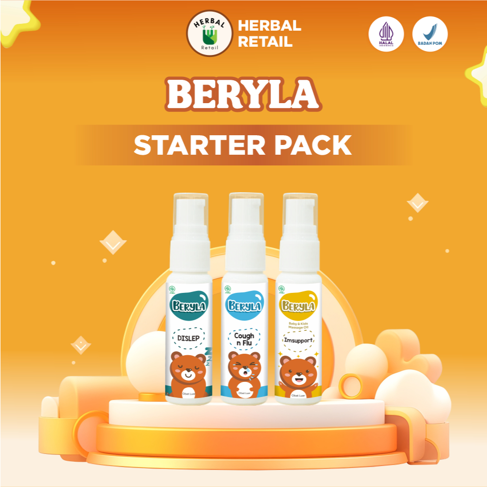 PAKET 3 pcs Beryla Baby Minyak Soothing Massage