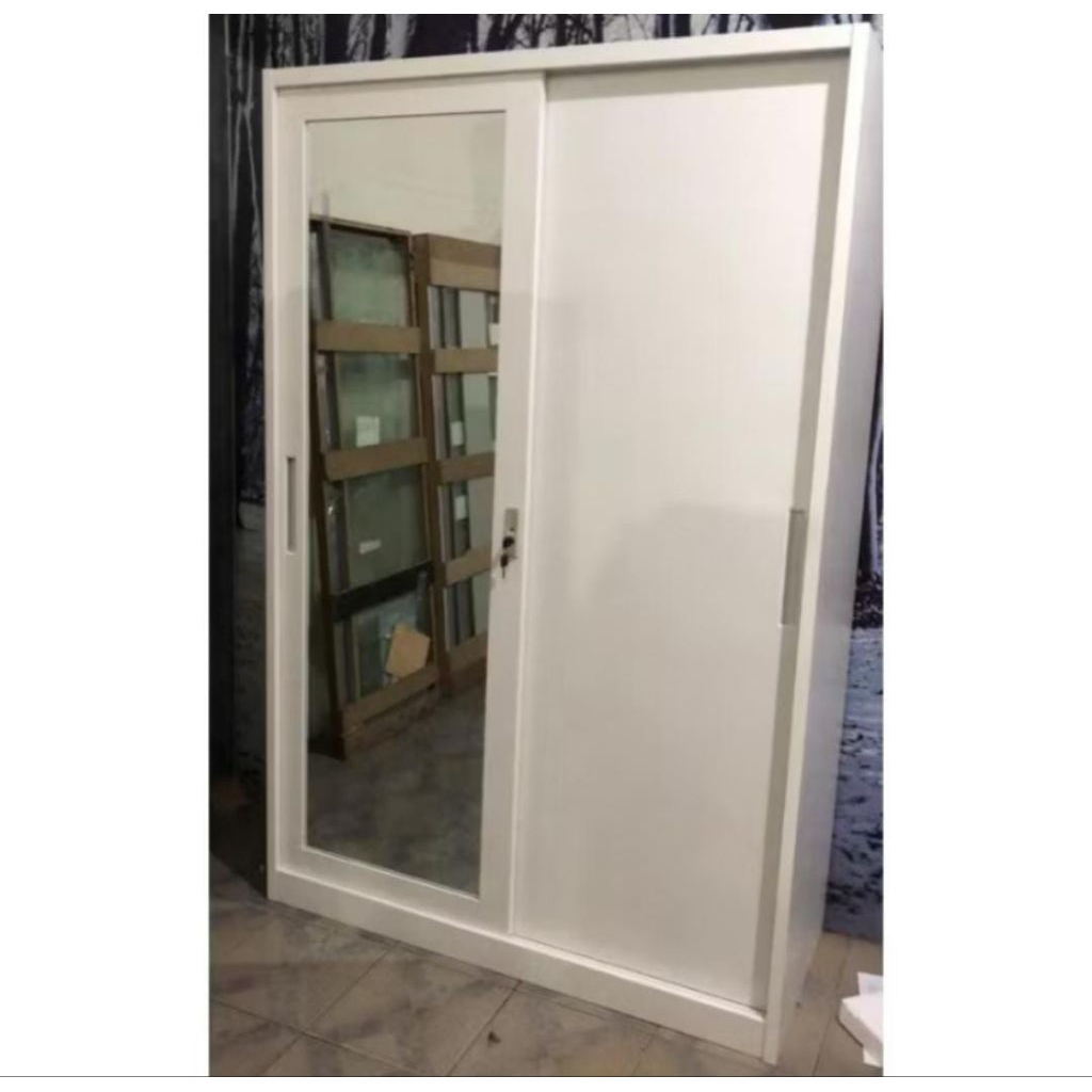 Lemari Pakaian Besi Minimalis Modern - Lemari Baju Besi