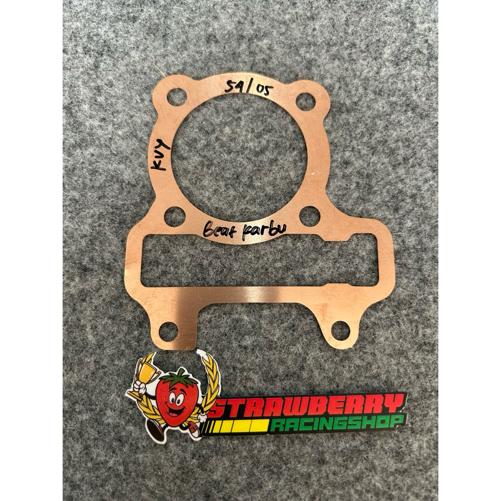 paking head tembaga beat karbu,scoopykarbu,dll,tebal 0,5,diameter 54mm