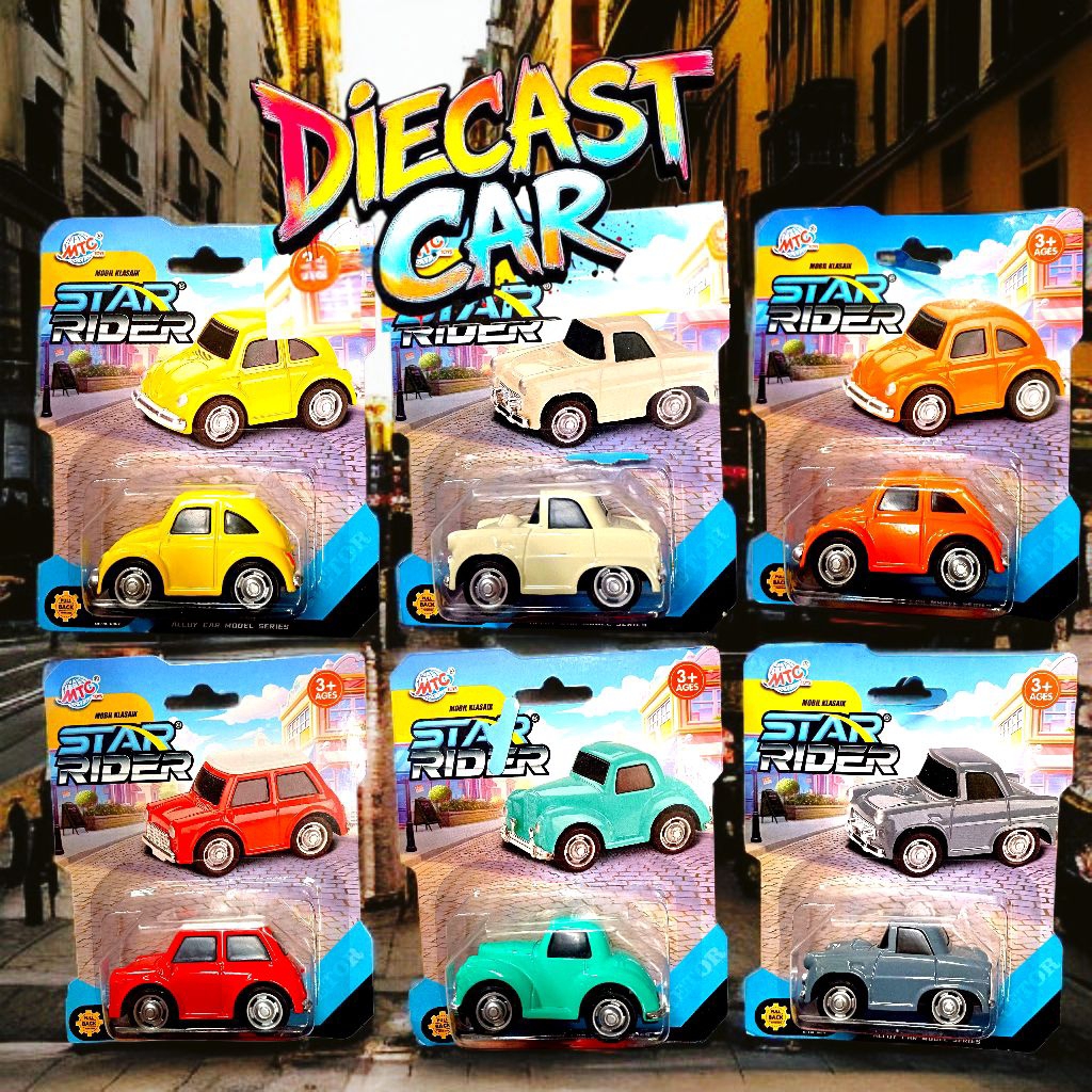 DIECAST MINIATUR MOBIL STAR RIDER SERIES