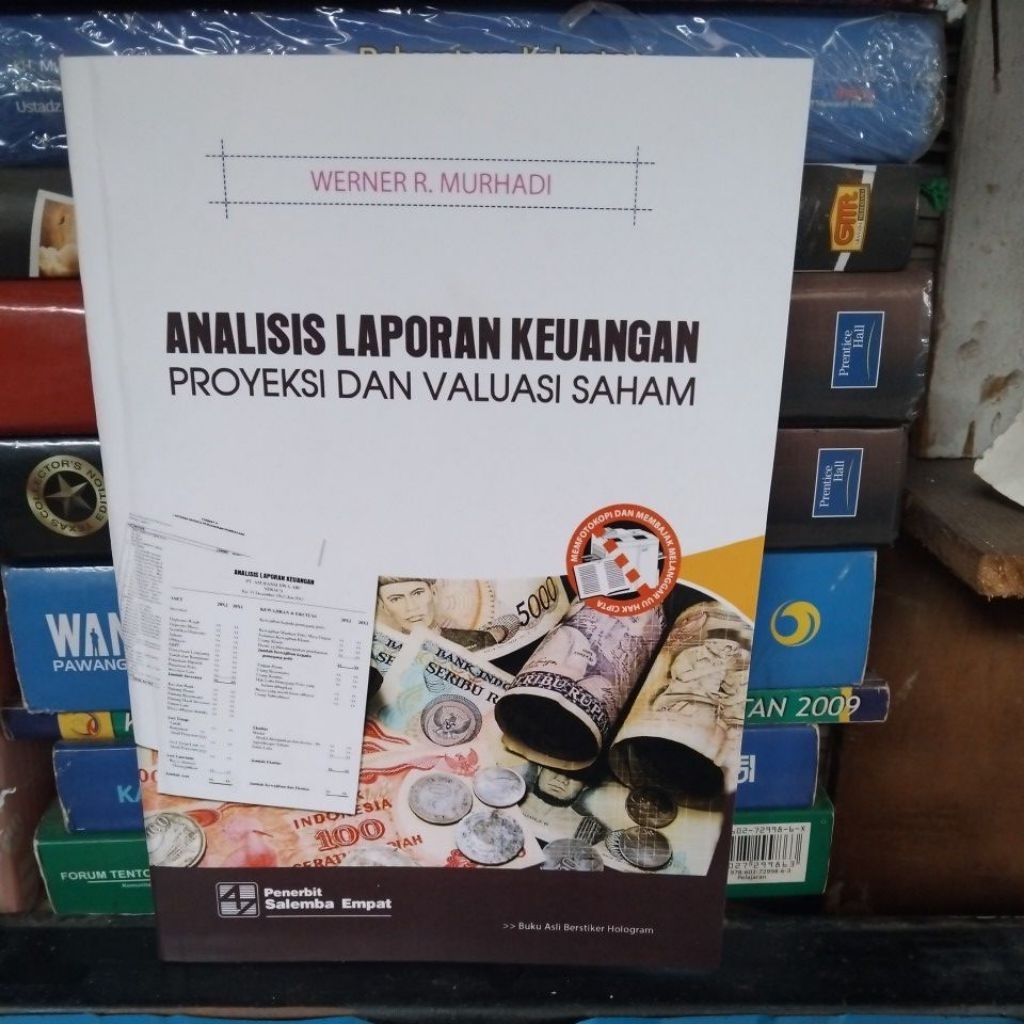 BUKU BEKAS ANALISIS LAPORAN KEUANGAN PROYEKSI DAN VALUASI SAHAM