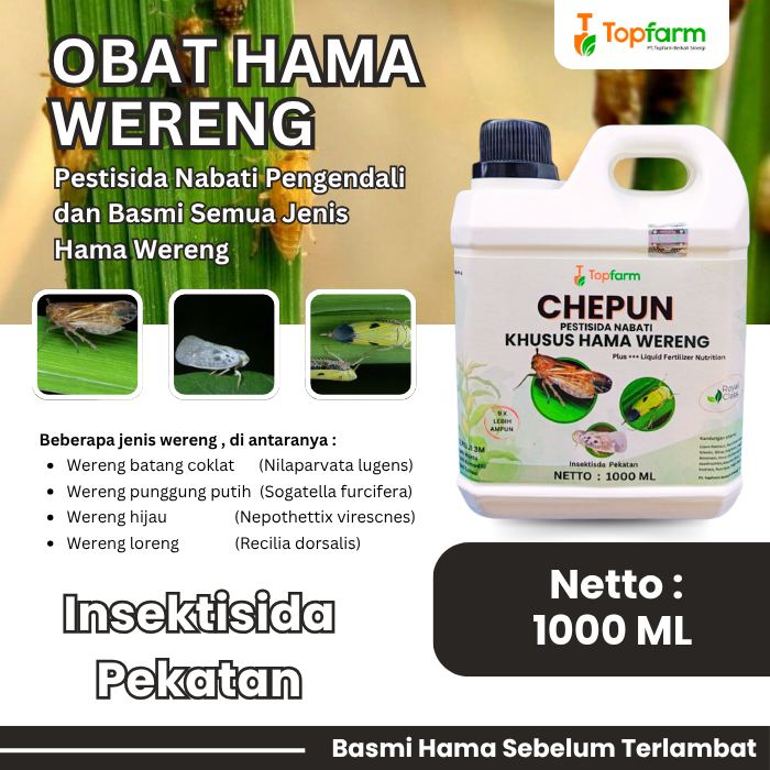 Insektisida  Topfarm / Obat Wereng Padi Paling Ampuh / Obat Wereng Paling Ampuh / Obat Wereng Terbai