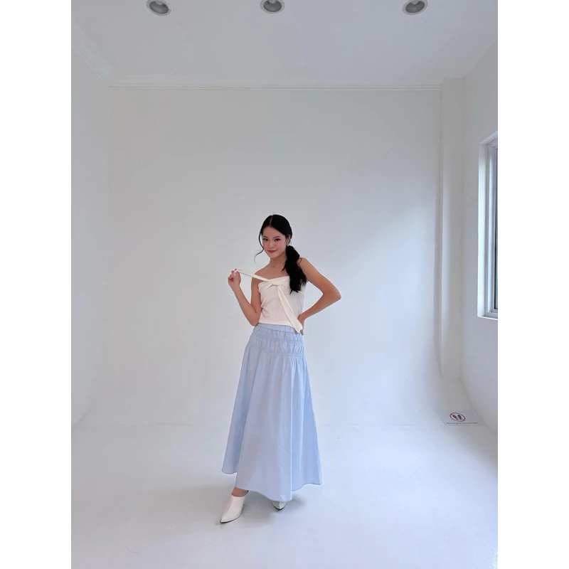 Tiffany Skirt by Wake and Wear | Maxi Ruffle Skirt Coquette Rok Panjang Lucu Pinterest Cute Long Ski