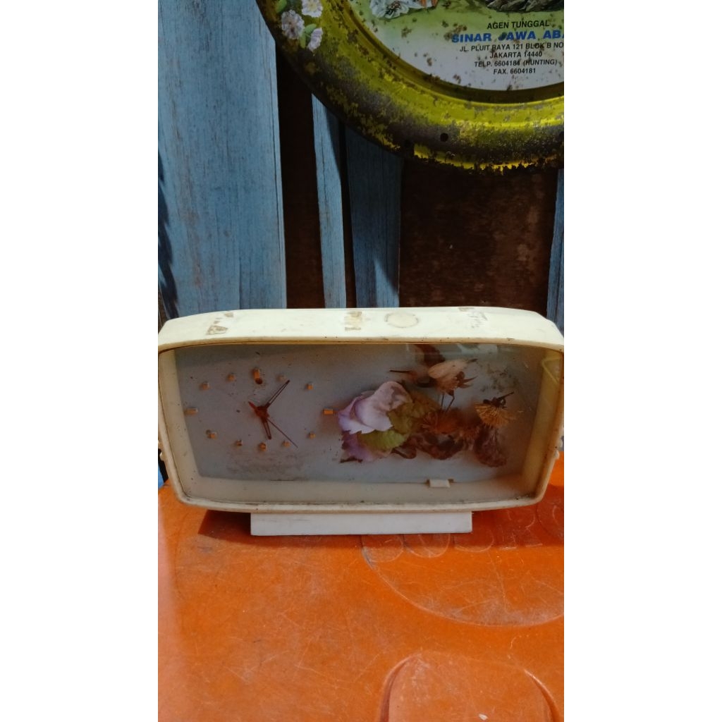 Jam meja 85rb jadul antik kuno lawas vintage display anggap mati