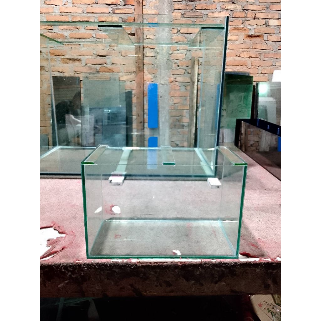 Aquarium 40x20x25 Kaca Transparan
